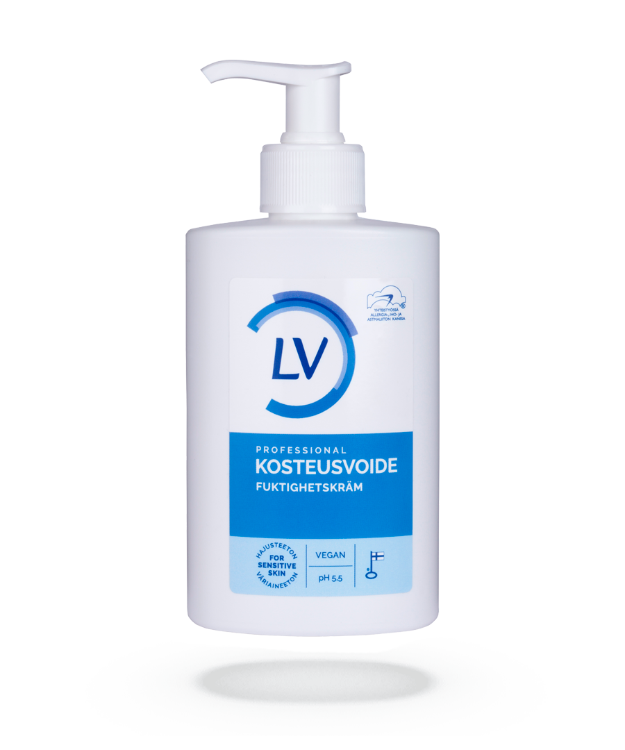 Kuvassa LV kosteusvoide 300 ml