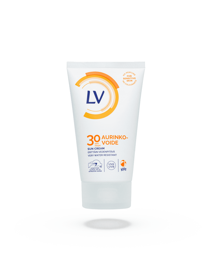 Kuvassa LV Aurinkovoide SPF30 150 ml