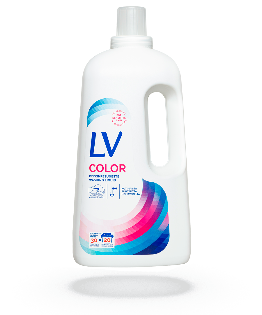 Kuvassa LV Color Pyykinpesuneste 1,5 L