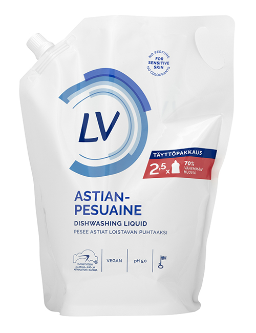 LV Astianpesuaine täyttöpakkaus 1,2L