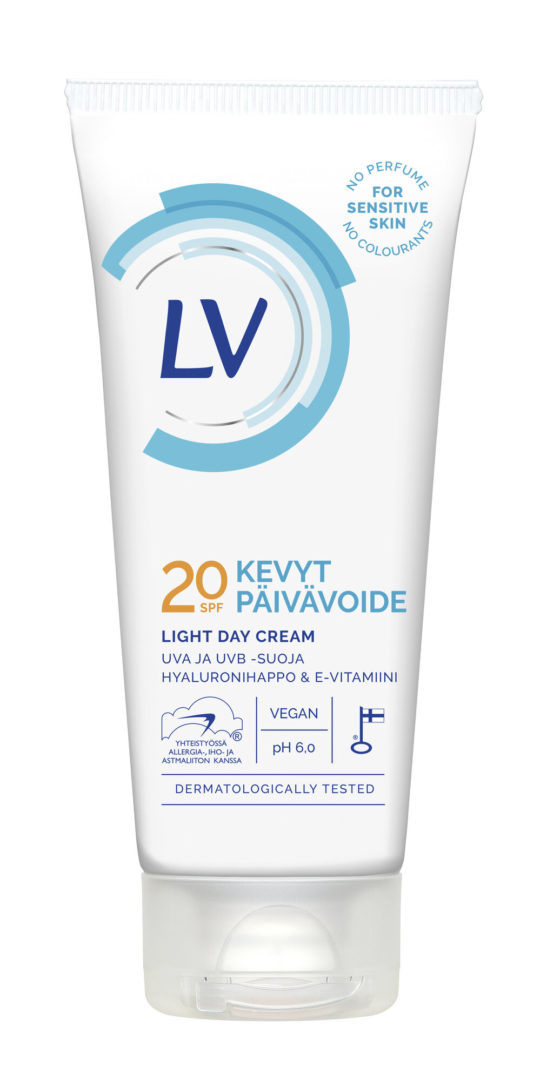 LV Kevyt päivävoide spf20