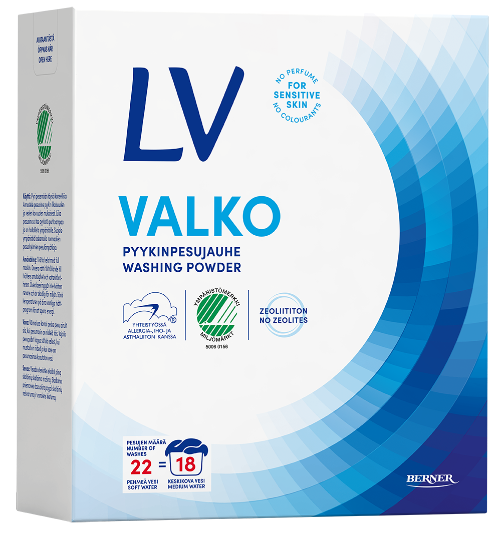 LV Valko pyykinpesujauhe 750g LV Valko pyykinpesujauhe 750g