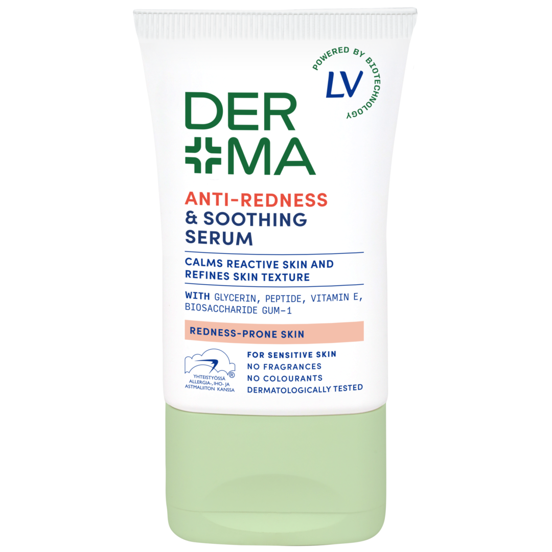 Kuvassa on Derma by LV Anti-Redness & Soothing Serum