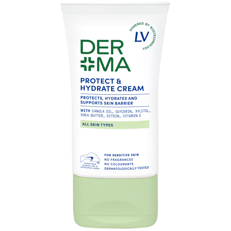 Kuvassa on Derma by LV 50ml Protect & Hydrate Cream