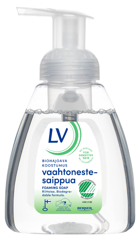 Kuvassa on LV Vaahtonestesaippua 300ml